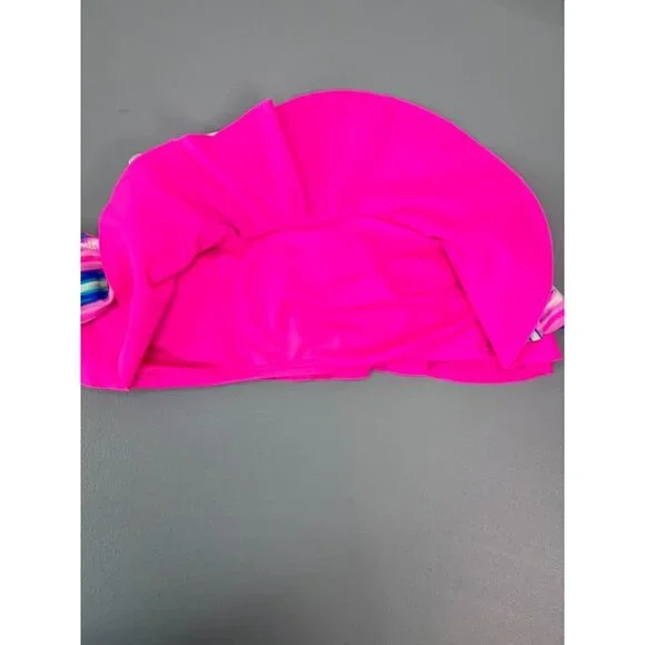 Victoria's Secret PINK tie dye women's‎ XS bandeau bikini top ruffle strapless - Picture 5 of 5